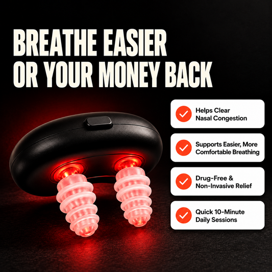 Glaure AirFlow Red Light Nasal Relief Device